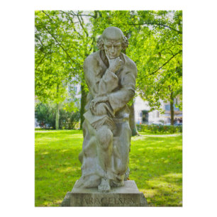 Poster Monument de Paracelse à Salzbourg