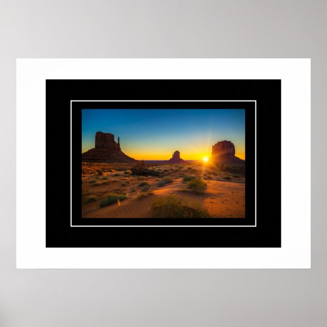 Poster Monument Valley (Devant)
