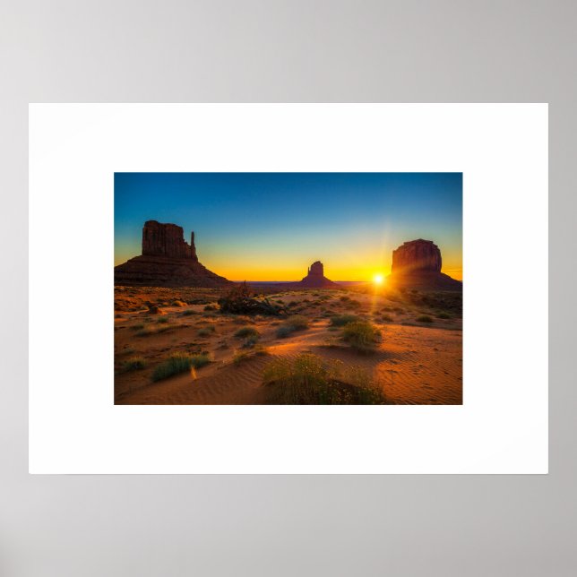 Poster Monument Valley (Devant)