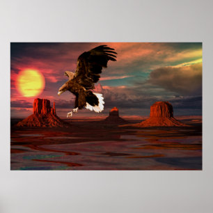 Poster Monument -Valley-Eagle-Set-1