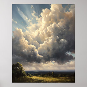 Poster Moody Clouds Art
