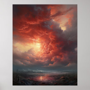 Poster Moody Clouds Art