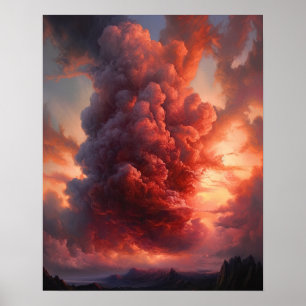 Poster Moody Clouds Art