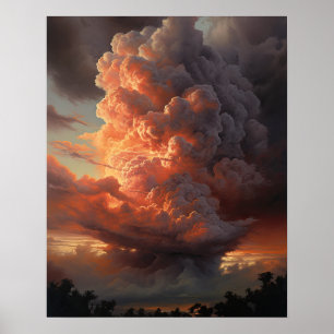 Poster Moody Clouds Art