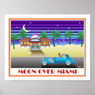 Poster Moon Over Miami