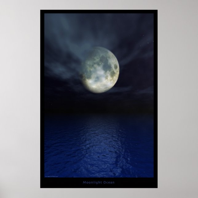 Poster Moonlight Ocean - Edition spéciale (Devant)