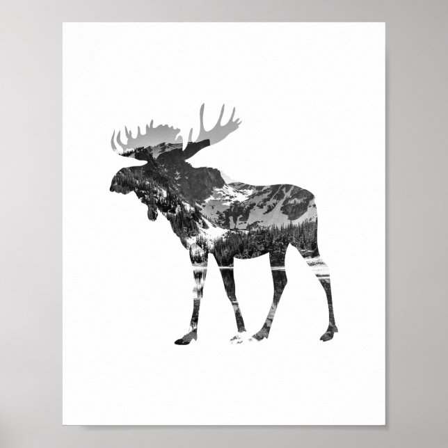 Poster Moose Imprimer (Devant)
