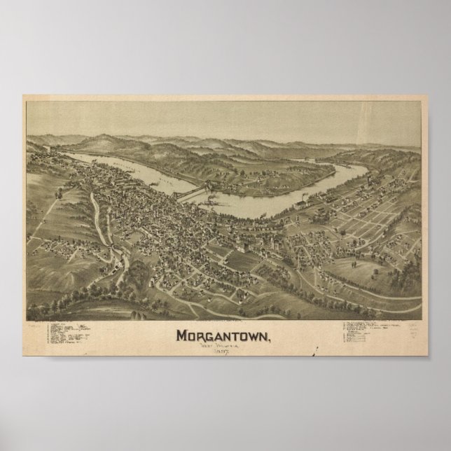 Poster Morgantown, WV (Devant)
