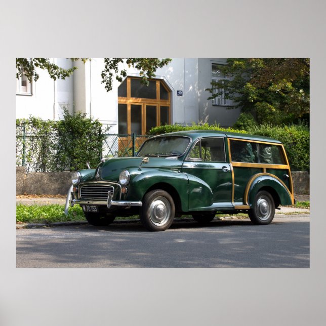 Poster Morris Minor 1000 Voyageur (Devant)