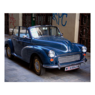 Poster Morris Minor Convertible Tourer
