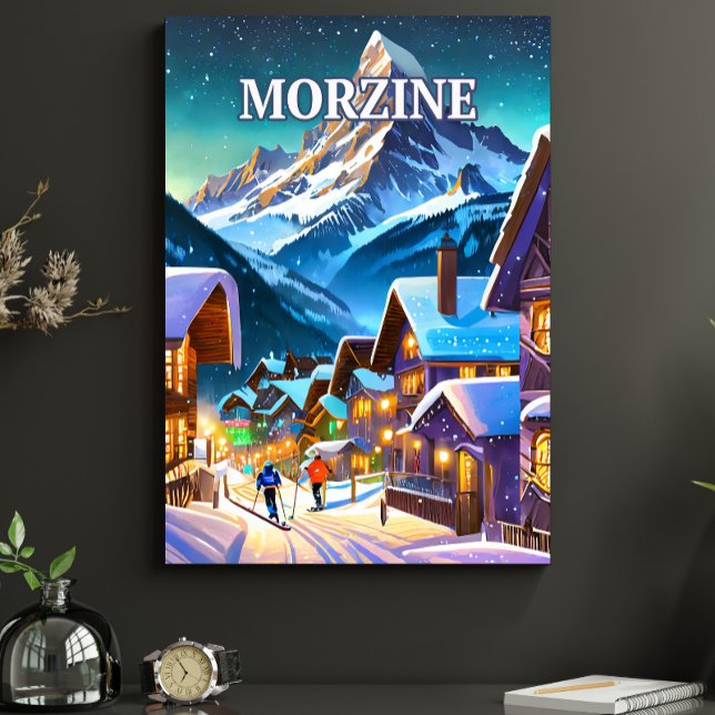 Poster Morzine, bijou des Alpes françaises (Créateur téléchargé)