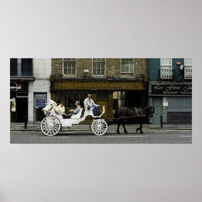 Poster Mosaïque couleur barre de Brogan (Devant)