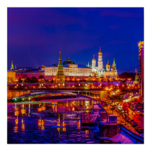 Poster Moscow Kremlin