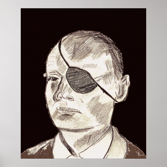 Poster Moshe Dayan (Devant)