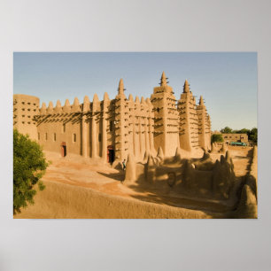Poster Mosquée de Djenné, un exemple classique de