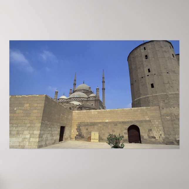 Poster Mosquée Mohammed Ali au Caire, Citadelle (Devant)