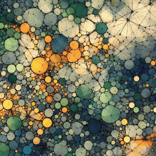 Poster Motif Abstrait 5 - AI - Oeuvre artistique