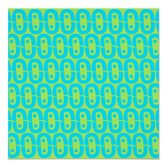 Poster motif coloré moderne (Devant)