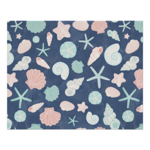 Poster motif de coquillages