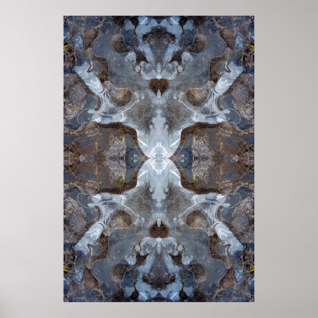 Poster Motif de kaléidoscope (Devant)