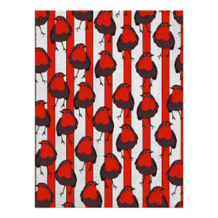 Poster Motif de rouge-gorge