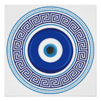 Motif grec mal oeil Nazar