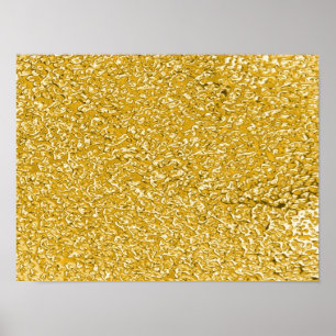 Poster Motif PURE GOLD Splatter + votre texte / photo