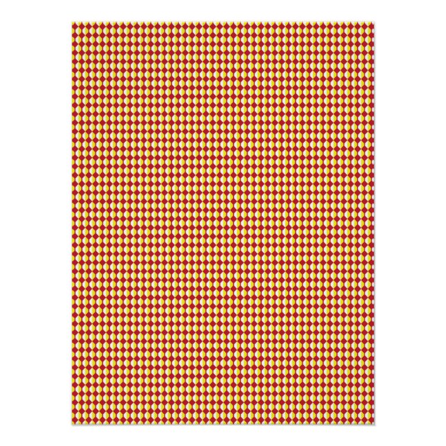 Poster Motif répétitif moderne du milieu du siècle (Devant)