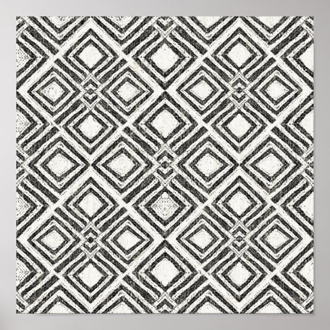 Poster Motif sauvage africain (Devant)