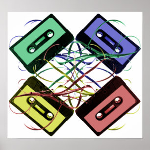 Poster Motif sur bande