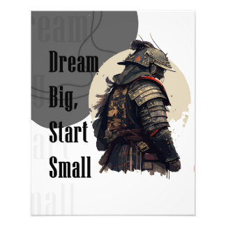 Poster motivant Samurai