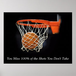Poster Motivation Basketball Shot