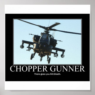 Poster Motivation de Chopper Gunner