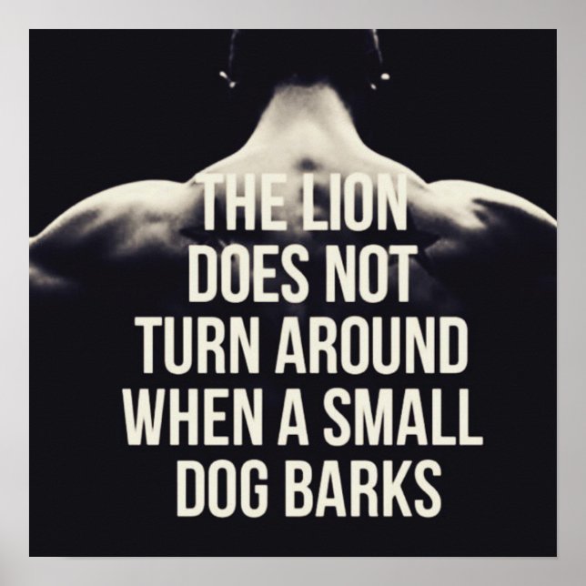 Poster Motivation de l'entraînement (Devant)