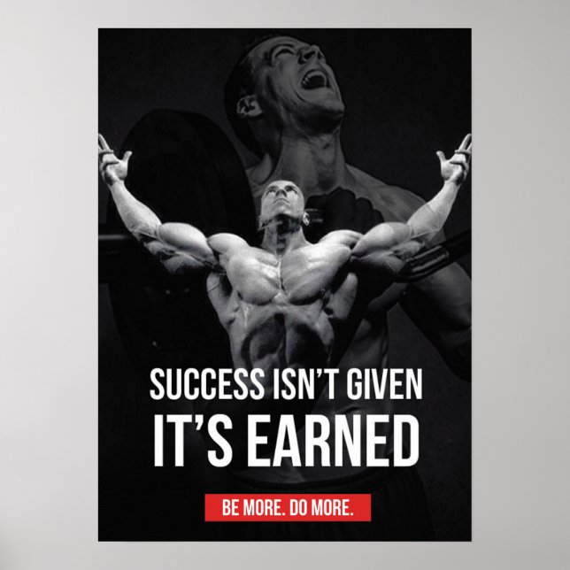 Poster Motivation de l'entraînement (Devant)