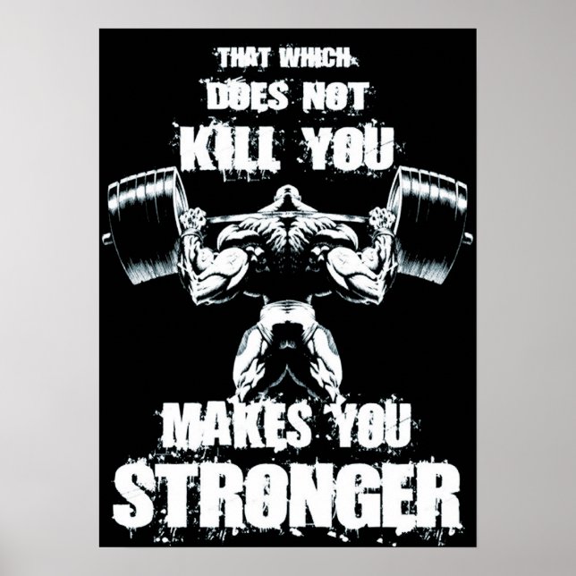 Poster Motivation de l'entraînement (Devant)