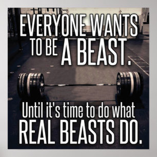 Poster Motivation de l'entraînement