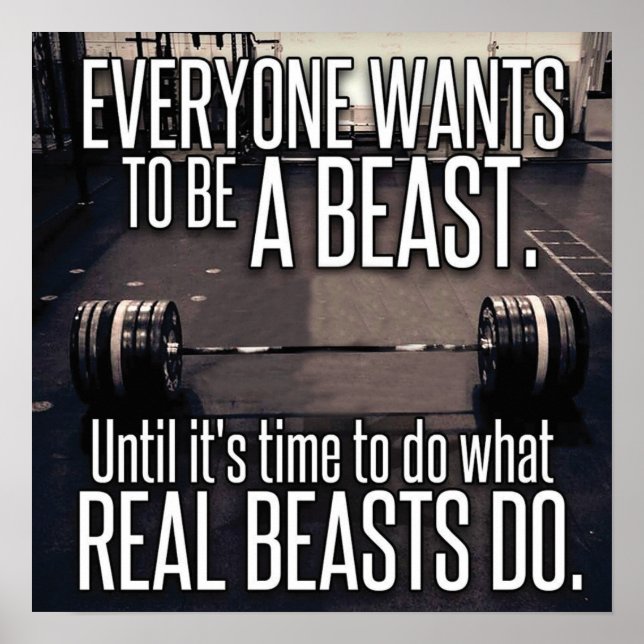 Poster Motivation de l'entraînement (Devant)