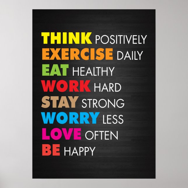 Poster Motivation de l'entraînement (Devant)