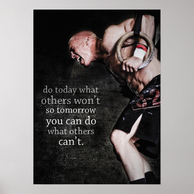 Poster Motivation de l'entraînement (Devant)