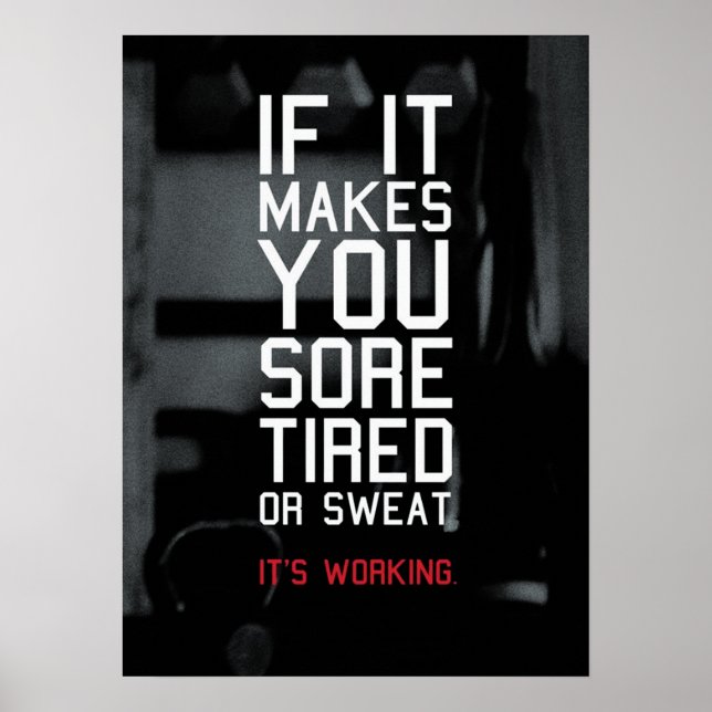 Poster Motivation de l'entraînement (Devant)