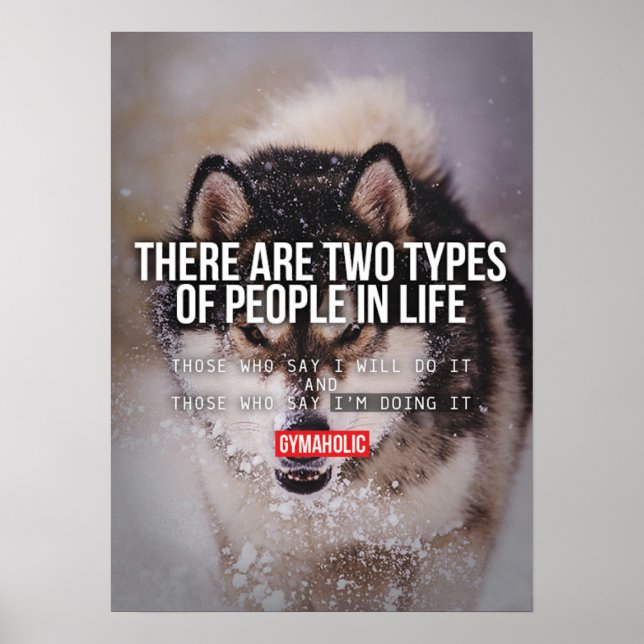 Poster Motivation de l'entraînement (Devant)