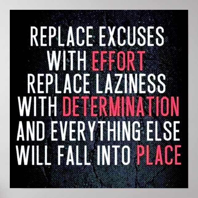 Poster Motivation de l'entraînement (Devant)