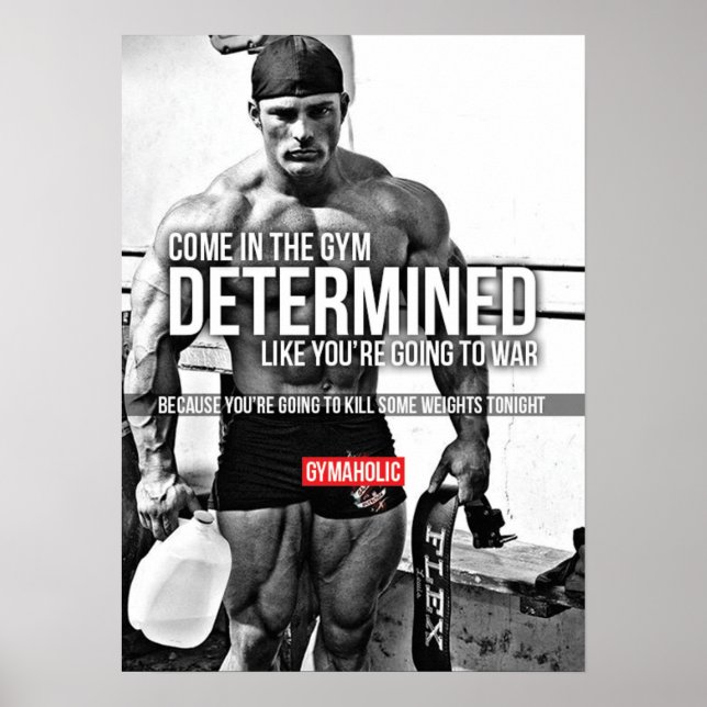 Poster Motivation de l'entraînement (Devant)