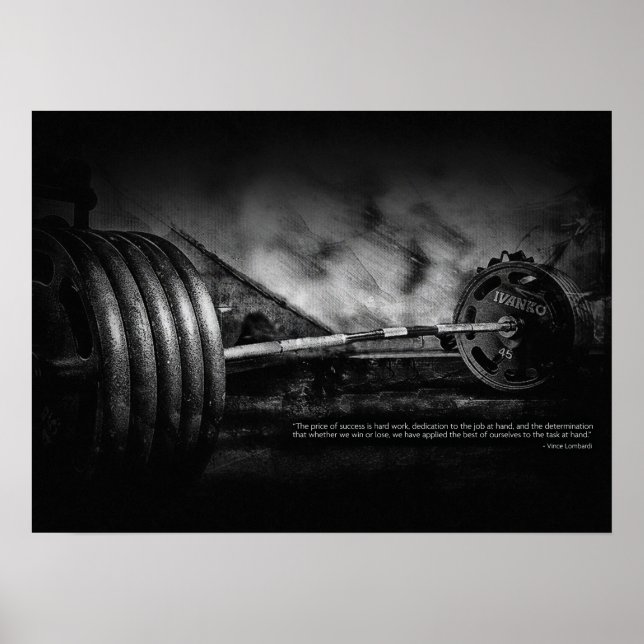 Poster Motivation de l'entraînement (Devant)