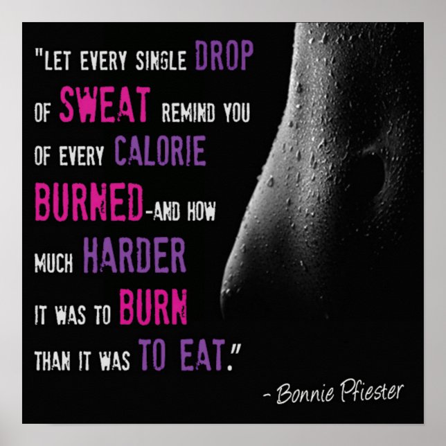 Poster Motivation de l'entraînement (Devant)