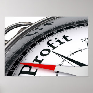 Poster Motivation du profit