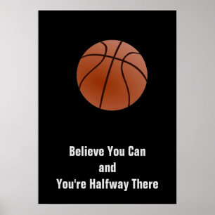 Poster Motivation Quote Basketball