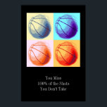 Poster Motivational Citation Pop Art Style Basketb<br><div class="desc">J'Aime Ce Jeu. Sports Populaires - Basketball Game Ball Image.</div>