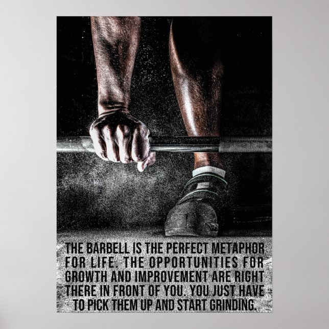 Poster Motivational Gym (Devant)